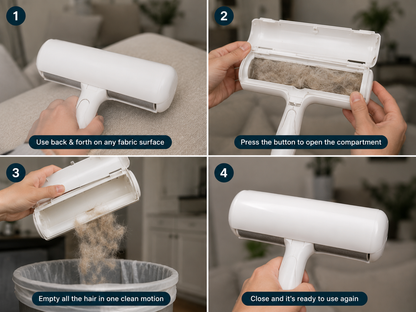 Velora™ Self-Cleaning Pet Hair Roller